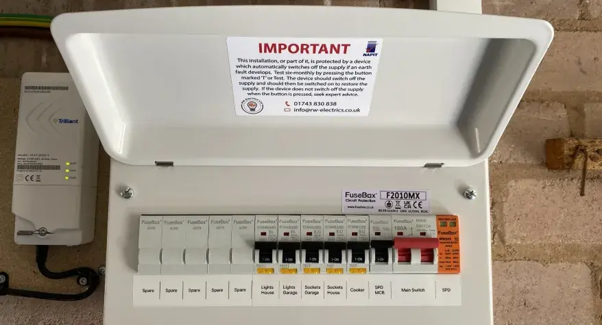 Fuse Board Upgrade in Shrewsbury