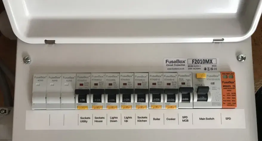 Fuse Board upgrade in Shrewsbury - RW Electrics