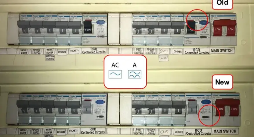 RCD Protection upgrade in Shrewsbury - RW Electrics