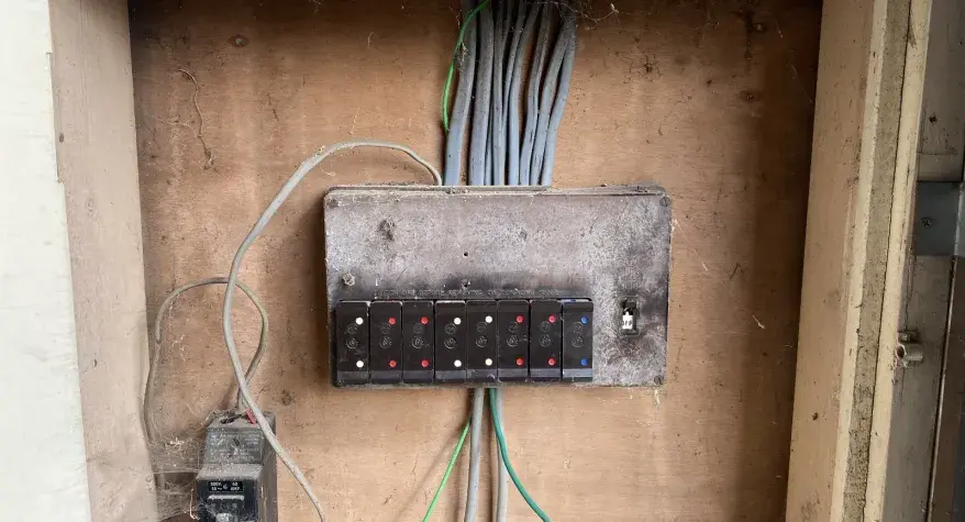 Old fuse board 
